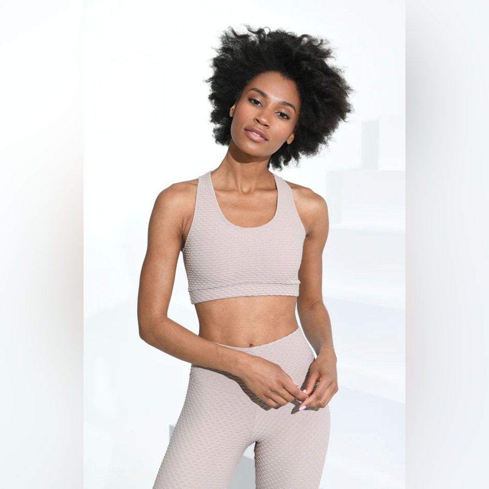 Boot by Brabants CROCO SKIN LEGGINGS and SCOOP TOP in DULCE DE LECHE